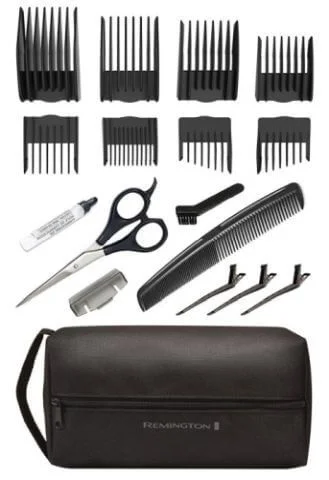 Aside from the HKVAC2000 vacuum cleaner hair cutter, you get a tasty 18-piece kit.